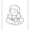 Valentine Animal Coloring Page - Image 4
