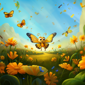 Video story for children "Busy Benny's Blooming Adventures"