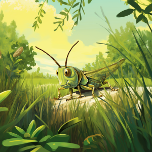 Video story for children "The Greedy Grasshopper's Generous Deed"