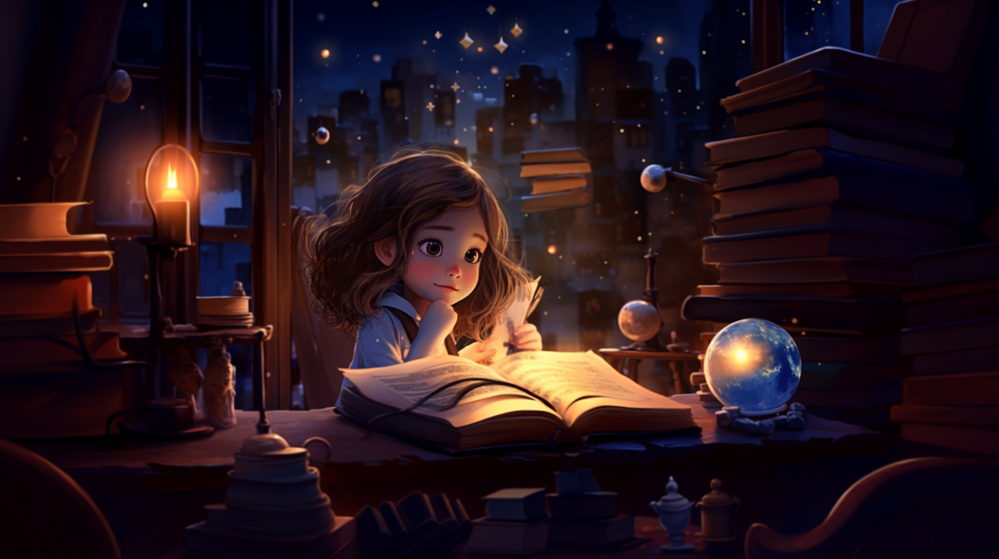 Video story for children "Dream Trip to Space"