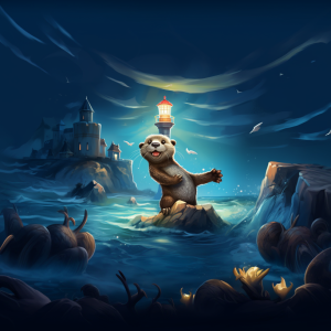 Video story for children "Leo the Lighthouse Hero Guiding Light in the Storm"