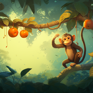 Video story for children "Max the Kindhearted Monkey"