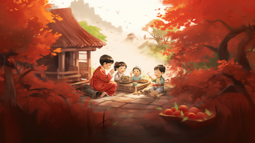 Video story for children "The Helpful Village Friend"