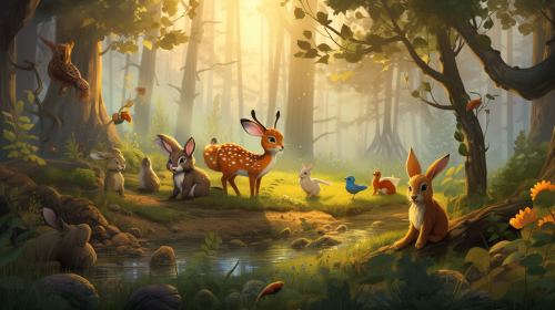 Video story for children "The Sneaky Fox's Acts of Kindness"