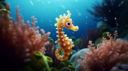 Video story for children "The Little Sea Horse's Big Dream"
