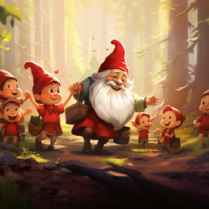 Video story for children "The Naughty Dwarf's Change Story"