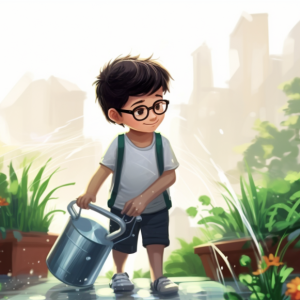 Video story for children "Tommy and the Magical Garden"