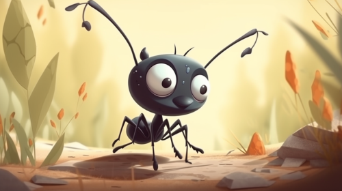 Video story for children "The Careless Ant"