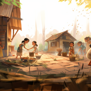 Video story for children "The Brave Knight, Kofi"