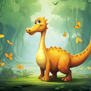 Video story for children "Dizzy the Lost Dinosaur"