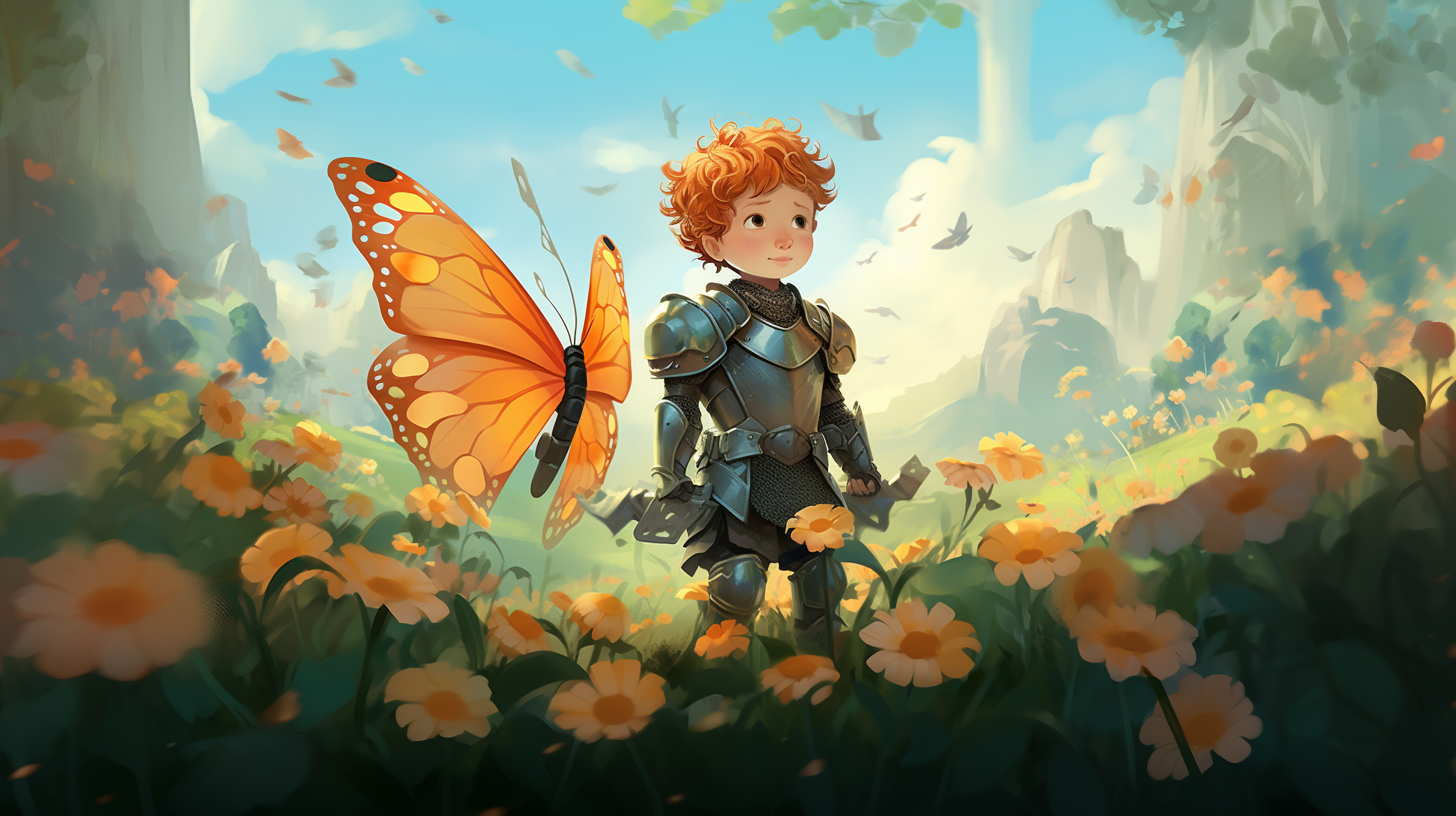 Video story for children "The Brave Knight's Quest for Friendship"