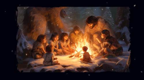 Video story for children "The Brave Fire-Maker's Quest"