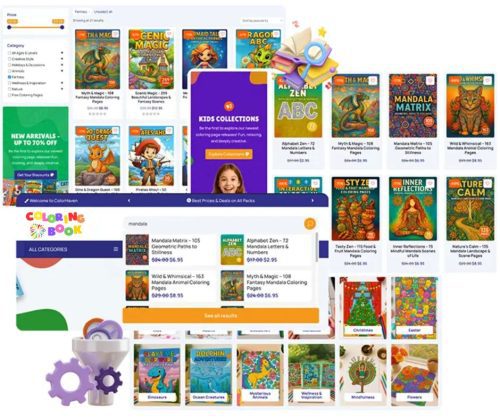 Revolutionary eCommerce Solution for Smart Coloring Page Profits! - Image 2