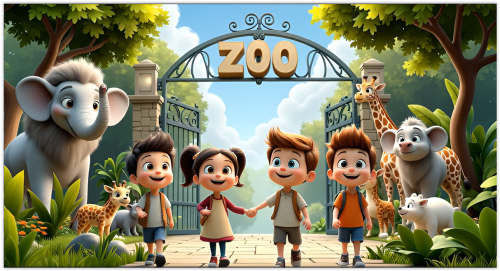 Wyprawa do Zoo (Video 3D)
